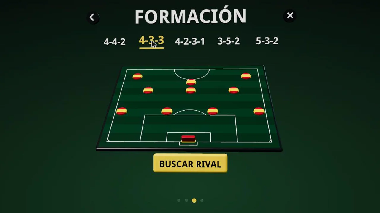 FORMACIÓN: Brasil en 4-3-3, con BUSCAR RIVAL debajo